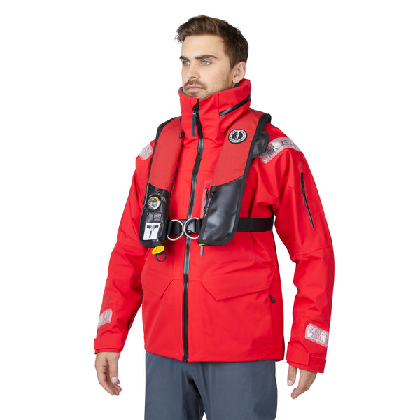 MD318402 HIT Hydrostatic Inflatable PFD with Tether Point Red-Black
