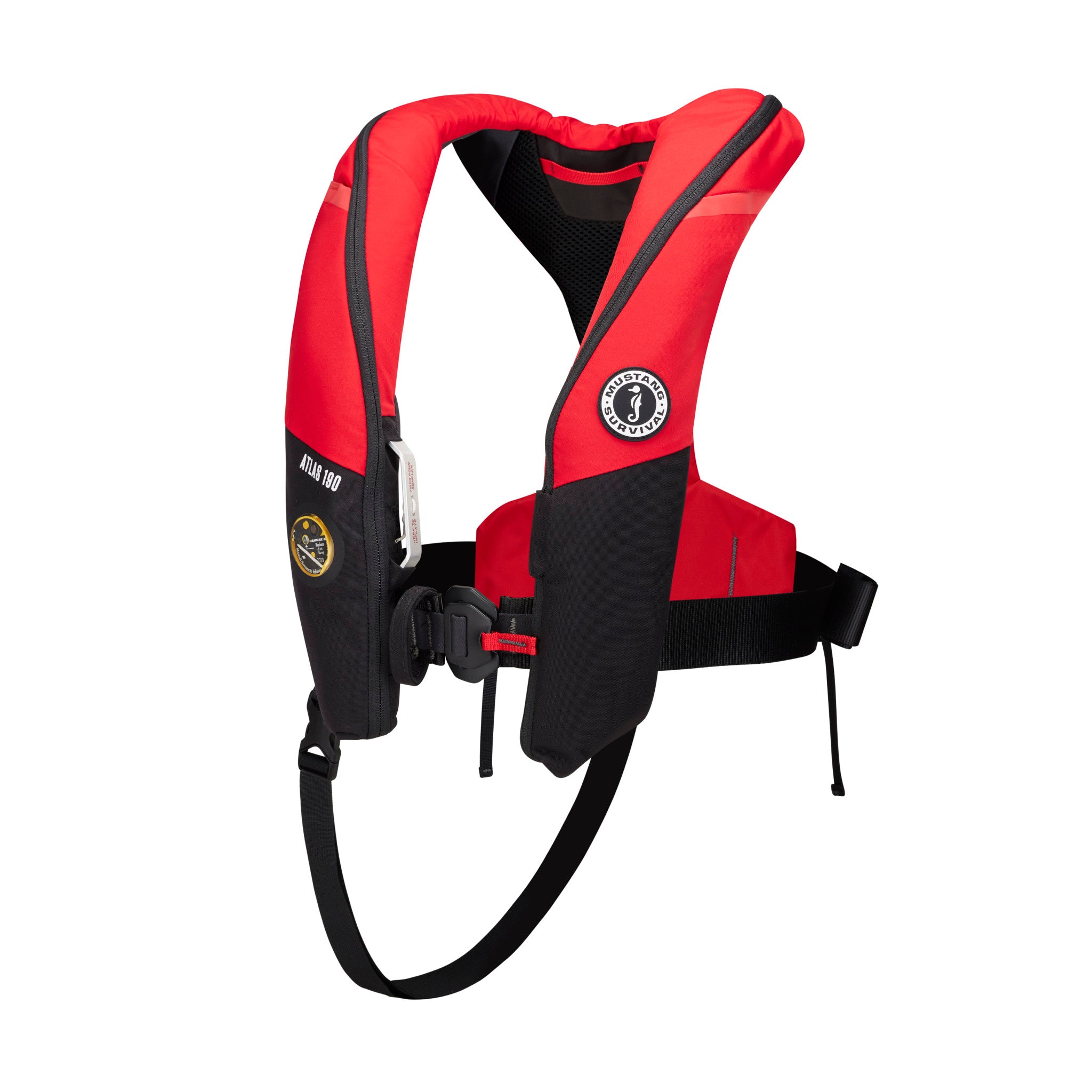 MD3195E1 Atlas 190 DLX Hammar Life Jacket Red-Black