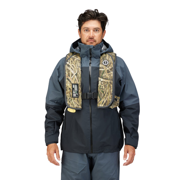 MD2030CM MIT 100 Convertible A/M Inflatable PFD (Camo) Mossy Oak Shadow Grass Blades