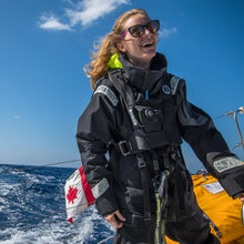 MD6284 EP 38 Ocean Racing Hydrostatic Inflatable Vest Black-Fluorescent Yellow Green