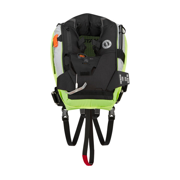 MD6284 EP 38 Ocean Racing Hydrostatic Inflatable Vest Black-Fluorescent Yellow Green