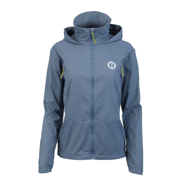 MJ1850 Women's Ventus Hooded Windshell Admiral Gray