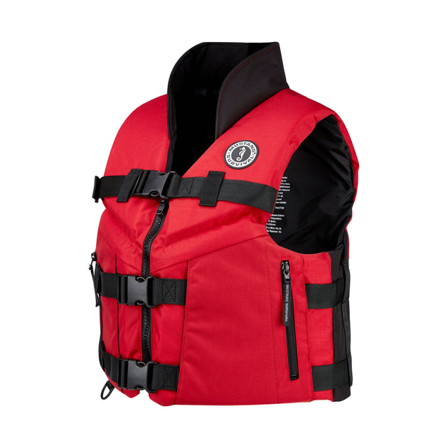Mustang Accel 100 Fishing Vest - XL - Red/Black
