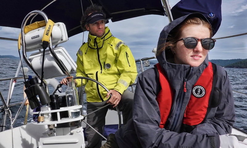 jayme moye and francois navigate the gulf islands