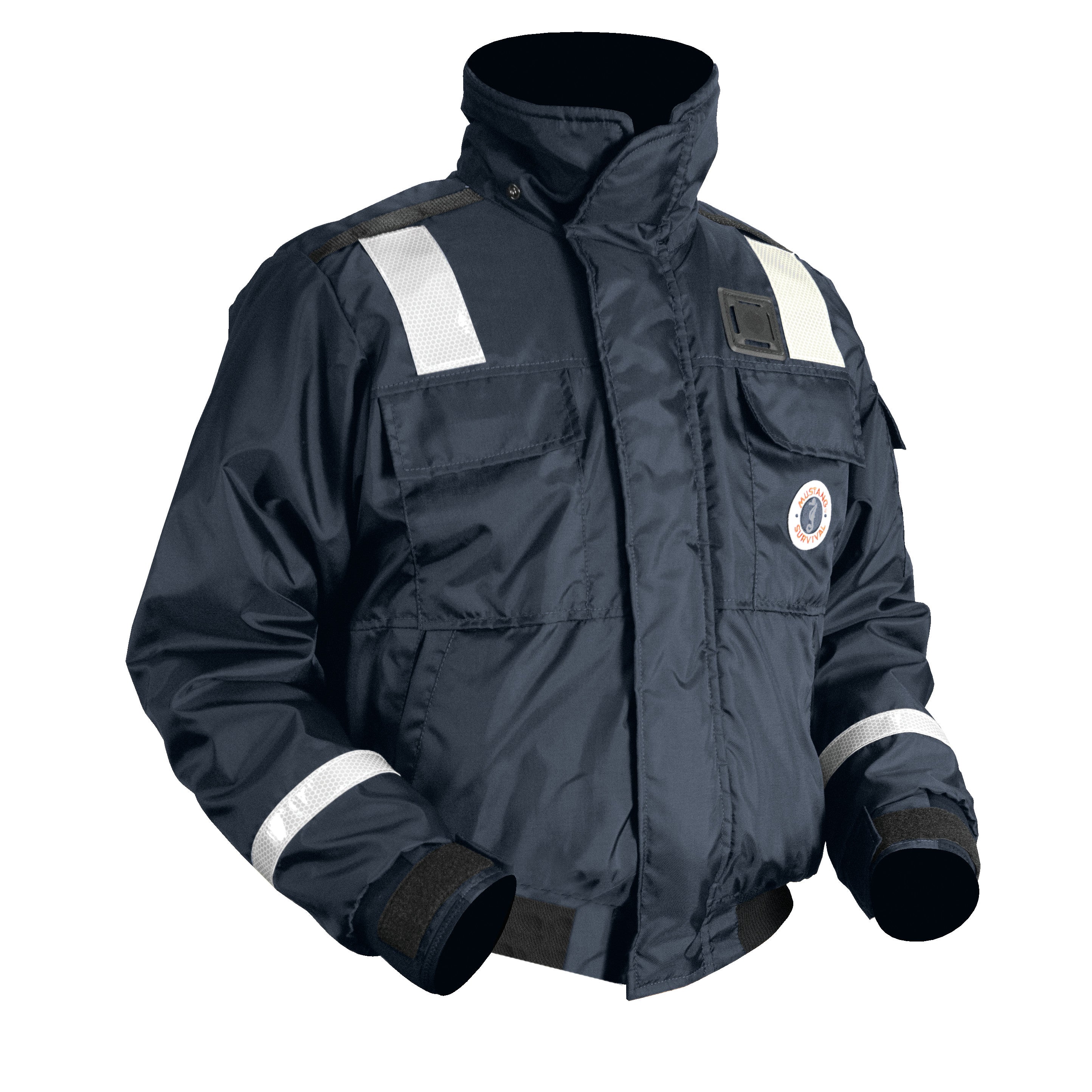 ジャケット・アウター Mustang Survival Flotation jacket MJ6214 Classic Flotation Bomber Jacket with Reflective Tape | Mustang