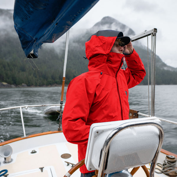 MJ100002 Men's Taku Waterproof Jacket Red