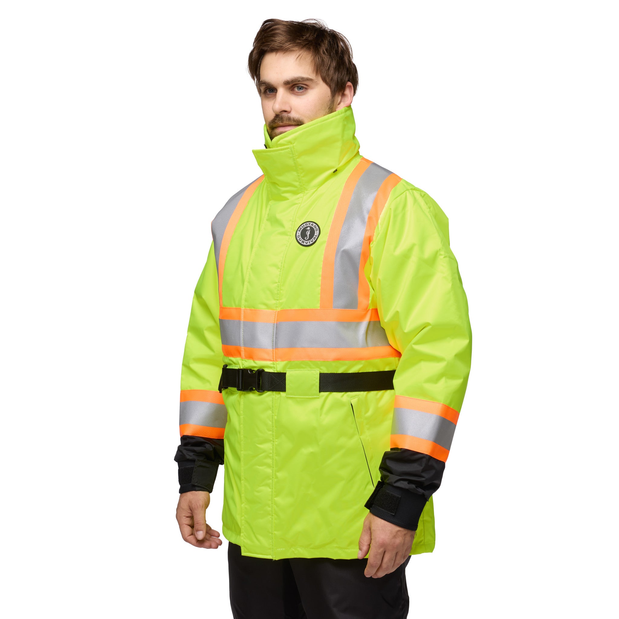 MC1506T3 Classic Flotation Coat Fluorescent Yellow Green