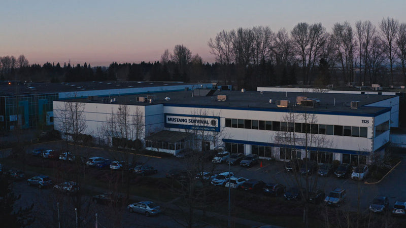 Mustang Survival HQ Located in Burnaby B.C.
