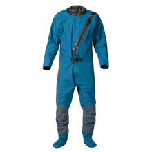 MSD100 Men's Quadra Dry Suit Ocean Blue-Admiral Grey