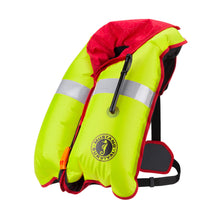 inflated yellow DLX 38 Inflatable PFD Manual, inflatable pfd