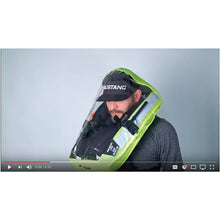 MD6284 EP 38 Ocean Racing Hydrostatic Inflatable Vest Black-Fluorescent Yellow Green