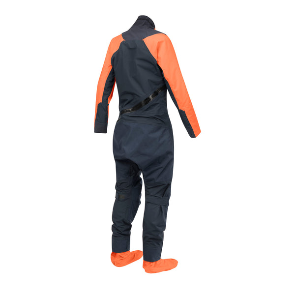 MSD251 Women's Helix Latex Gasket Dry Suit Admiral Gray - Coral Quartz