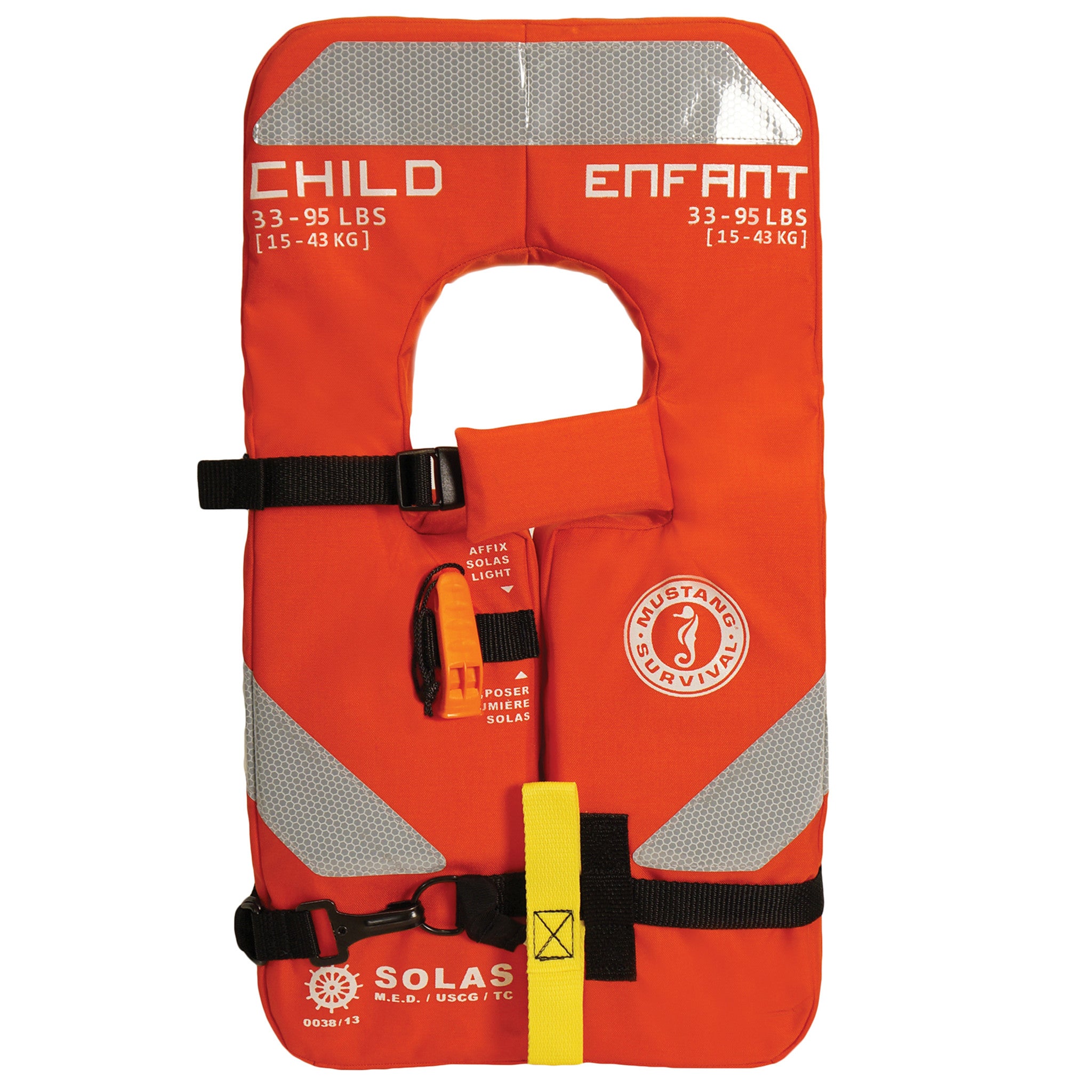 4-ONE SOLAS Children's Life Jacket Mustang Survival – Mustang