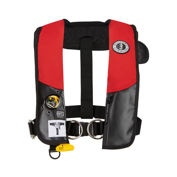 MD318402 HIT Hydrostatic Inflatable PFD with Tether Point Red-Black