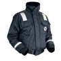 MJ6214T1 Classic Flotation Bomber Jacket with Reflective Tape Navy Blue