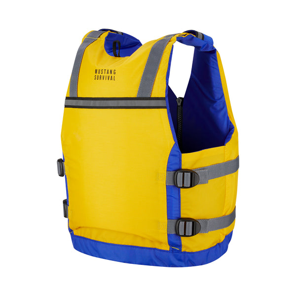 MV7030 Youth Reflex Foam Vest Yellow-Royal Blue
