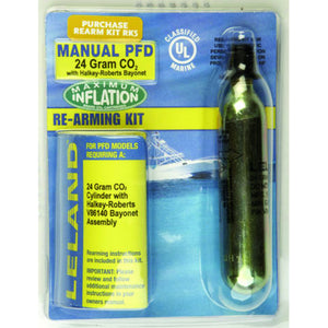 MAARK5 Leland Co2 Manual Life jacket Rearming Kit - 24 Gram Co2 Cartridge 