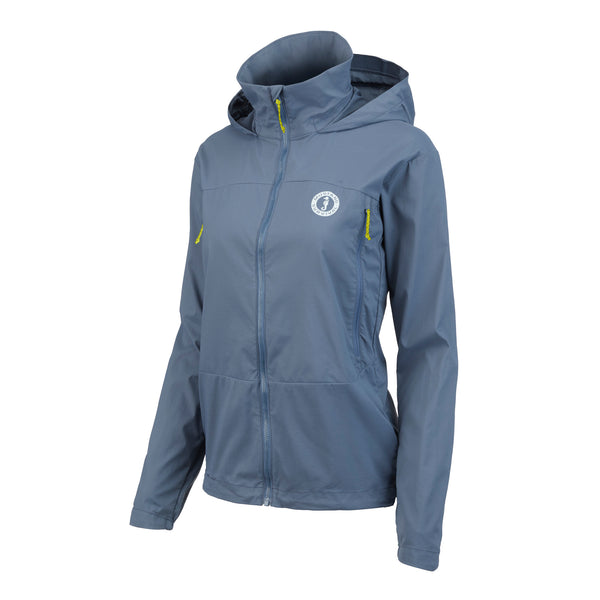 MJ1850 Women's Ventus Hooded Windshell Admiral Gray