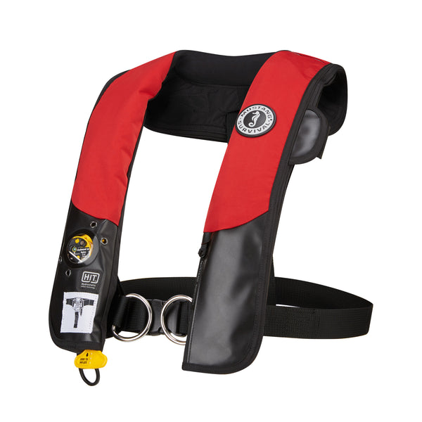 MD318402 HIT Hydrostatic Inflatable PFD with Tether Point Red-Black
